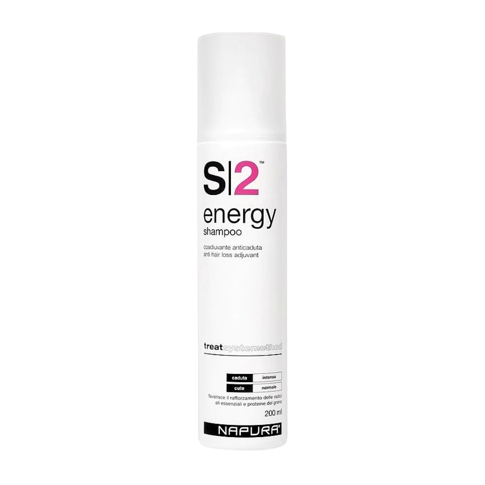 NAPURA S2 Energy Shampoo 200ml - Шампунь проти випадіння для нормальної шкіри голови NAPURA S2 Energy Shampoo 200ml - Шампунь проти випадіння для нормальної шкіри голови